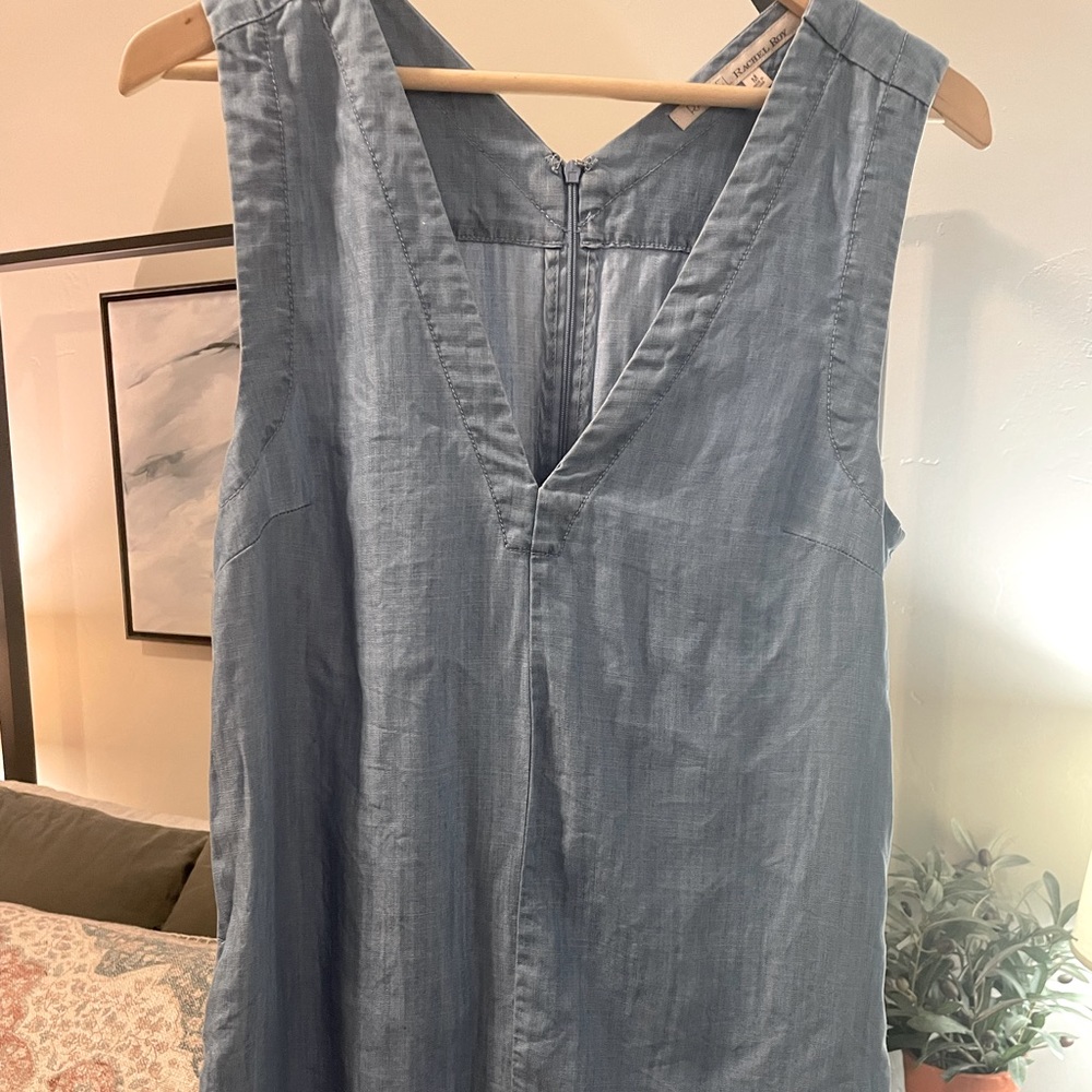 Rachel Roy chambray shorts romper. Size medium